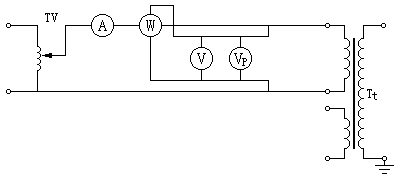 电压互感器励磁特性测量接线图（一）