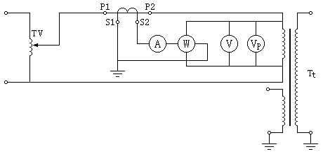 电压互感器励磁特性测量接线图（二）