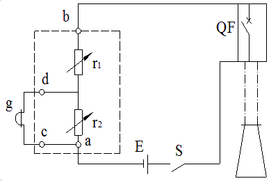 用光线示波器进行断口测量接线原理