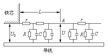 电机定子端部绝缘等效电路图