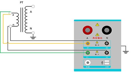 电压互感器分析仪PT变比测试接线图
