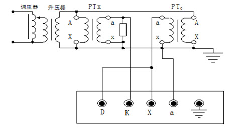 智能型互感器校验仪的电压互感器校电压互感器接线图