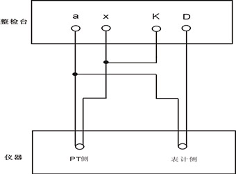 PT二次压降检定接线图