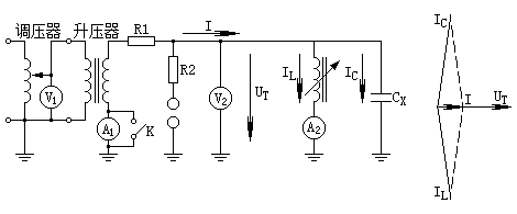 并联谐振法交流耐压原理图