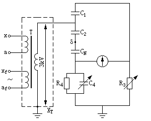 测量C1、tanδ1接线图