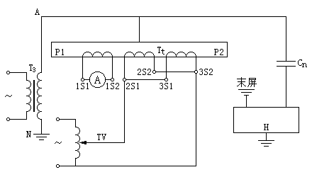 电流互感器绝缘热稳定试验接线图（二）
