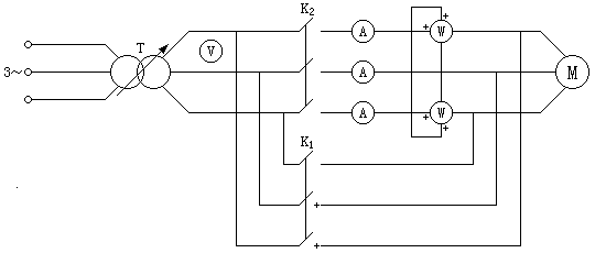 电动机吸取功率测量原理图