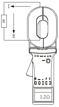 ZC-411钳形接地电阻测试仪电阻测量原理图
